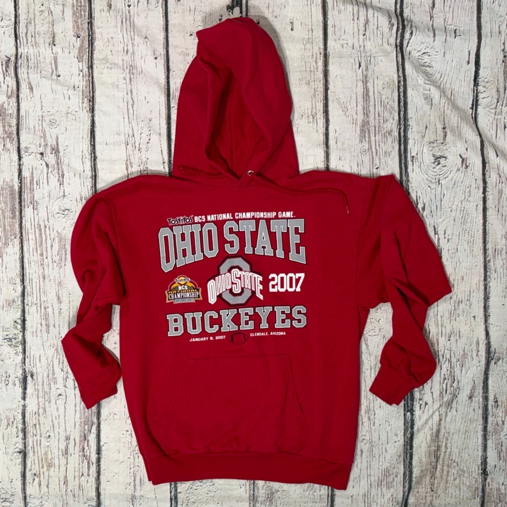 Ohio State Buckeyes 2007 National Champions Football Sweatshirt OSU
